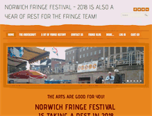 Tablet Screenshot of norwichfringefestival.co.uk